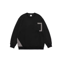 Men's Fall Winter Trend Loose Color Matching Casual Top