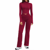 Women's Fitness Apparel Sheer Feel With Zipper