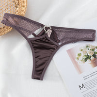 Women's Low Waist Lace Light And Soft T-shaped Panties