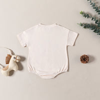 Infant Toddler Jumpsuit Cartoon Letter Print Jumpsuit