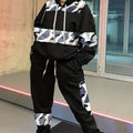 Women's Casual Street-Style Long-Sleeve Leopard-Print Pantsuit