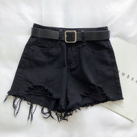 Spicy Girl Denim Shorts Arrival Slimming High-Waisted Style