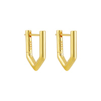 Geometric Unilateral Micro Rhinestone Earrings For Women