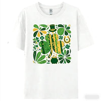 Lucky Clover Shirt Top Womens