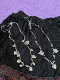 Asian Culture Love Phants Zipper Skirt Chain Waist Chain