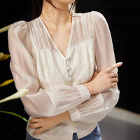 Gentle Trap New Chinese Jacquard Shirt