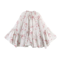 Fashionable And Sweet Lace-Up Long-Sleeve Top For Women