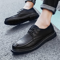 Social British Men's Fashion Casual Leather Shoes