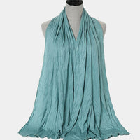 Solid Color Rayon Jersey Women's Scarf Mercerized Cotton Modal Kerchief