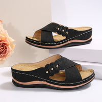 All-matching Large Size Flat Bottom Non-slip Light Slippers