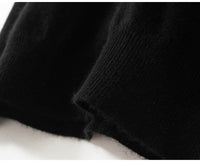 Polo Collar Cashmere Middle-aged Business Leisure Bottoming Shirt Pullover Sweater