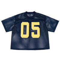 Mesh Ball Uniform Polygon Mesh Loose Short Sleeve T-shirt
