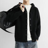Korean-style Solid Color Trendy Casual Hooded Sweater