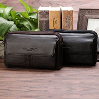Mens Soft First-Layer Cowhide Clutch Bag