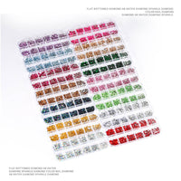Plaid Nail Beauty Flat Bottom Rhinestone