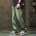 Vintage Jeans Men's High Street All-matching Straight Pants