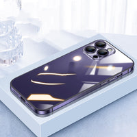 Transparent Phone Case Lens Cover Steel Frame