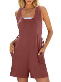 Comfortable Pocket Vest Jumpsuit Women