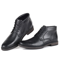 Men's Business Casual High Top British Lace-Up Martin Boots