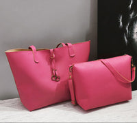 Womens Fashion Ribbon Shoulder Bag Two-Piece Set