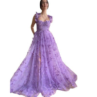 Elegant Lace Beach Dress For Banquets