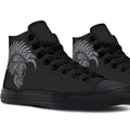 Printed Couple High Top Canvas Shoes