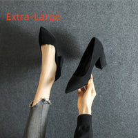 Women's Shallow-mouth Shoes, Plus Size, Wide And Thick For Fat Feet