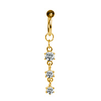 Heart-shaped Zircon Ring Without Perforation Body Piercing Jewelry Titanium Steel Inlaid Pearl Navel Nail