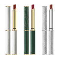 Lambskin Small Thin Heel Round Tube Lipstick Matte Velvet Not Easy