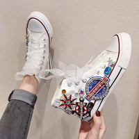 Women's Muffin Lace Up Sneakers Casual Shoes