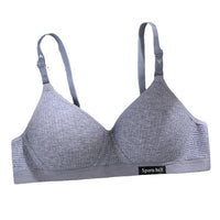 Pure Cotton Girl Comfortable Seamless Underwear Without Steel Ring