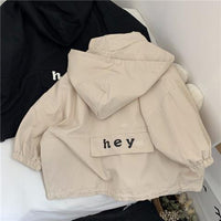 Children's Letters Anorak Men And Women