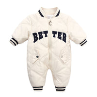 Letter Embroidery Children's Baseball Uniform Fleece Thickening