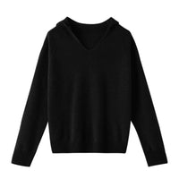 Pure Wool Skin-friendly Front Line Ready-made Garments Hooded Sweater