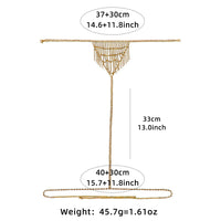 Tassel Sexy Waist Chain T-back Rhinestone Chain Body Chains Underwear