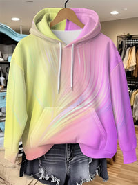 Tie-dye Gradient Print Women's Hoodie