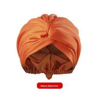 Silk-like Fabric Stretch Satin And Ice Sleep Caps