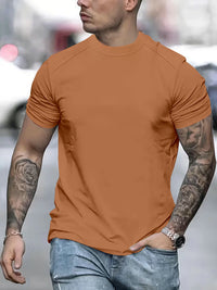 T-shirt Crew Neck Casual Trendy Tops