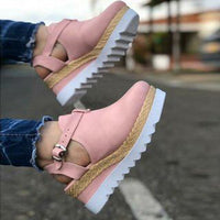 Wedge Heel Platform With Platform Women's Shoes