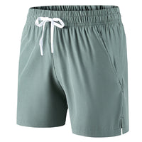 Men's Ice Silk Leisure Shorts Sports Plus Size Beach Pants