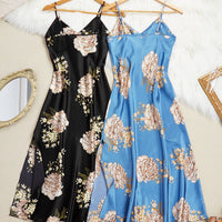 Womens Sexy Long Nightgown And Loungewear Set
