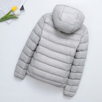 Lightweight Ultra-thin Stand-collar Hooded Slim-fit Jacket