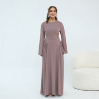 Plus-size Middle Eastern Long-sleeve Dress