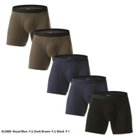Comfortable Youth Men's Boxer Briefs Antibacterial Open Breathable