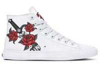 Fashion Printed Couple High Top Canvas Shoes