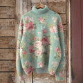 Winter New High Neck Casual Top