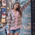 High-grade Lazy Coat Haima Wool Knitted Cardigan Sweater
