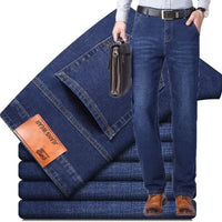 Summer Straight Loose Ice Silk Thin Jeans