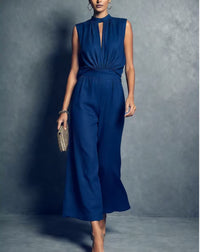 New Womens Elegant Sleeveless Two-piece Set