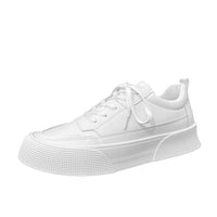 Men's Sports Height Increasing Leisure Solid Color All-match Thick Bottom Board Shoes